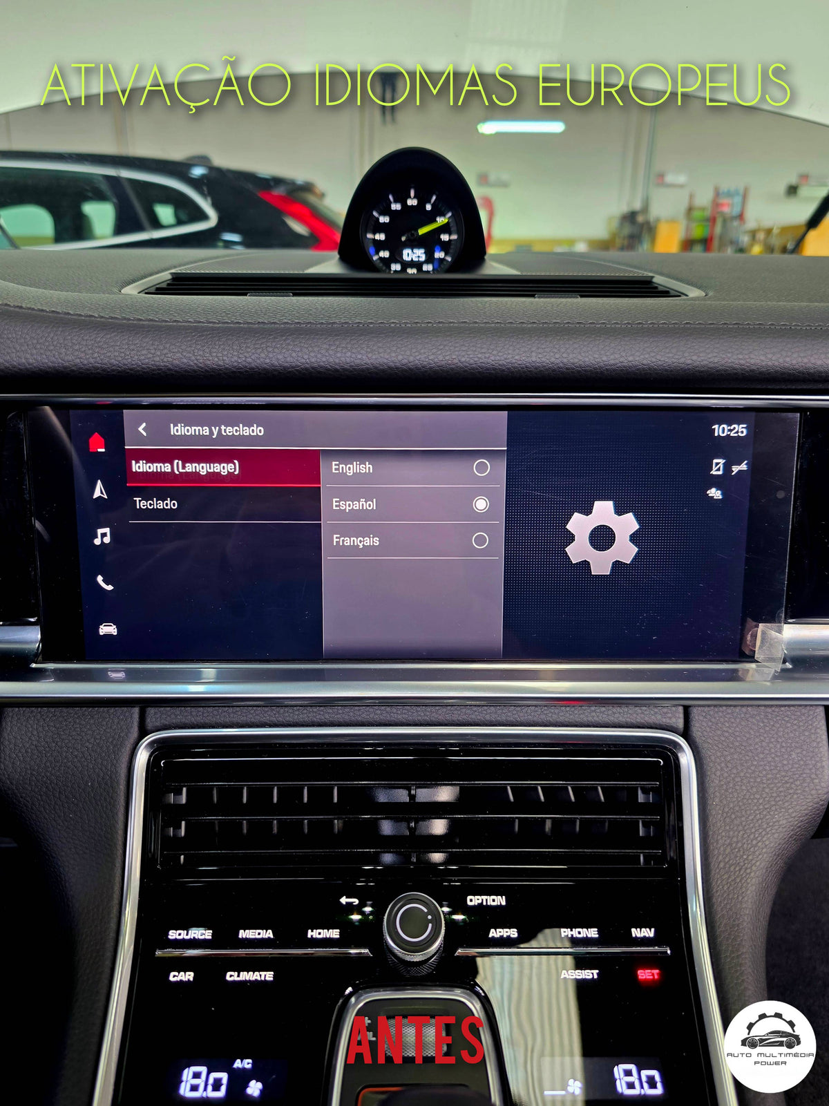 PORSCHE - Sistema PCM 6.0 - MIB 3 - Conversão para a Região Europa