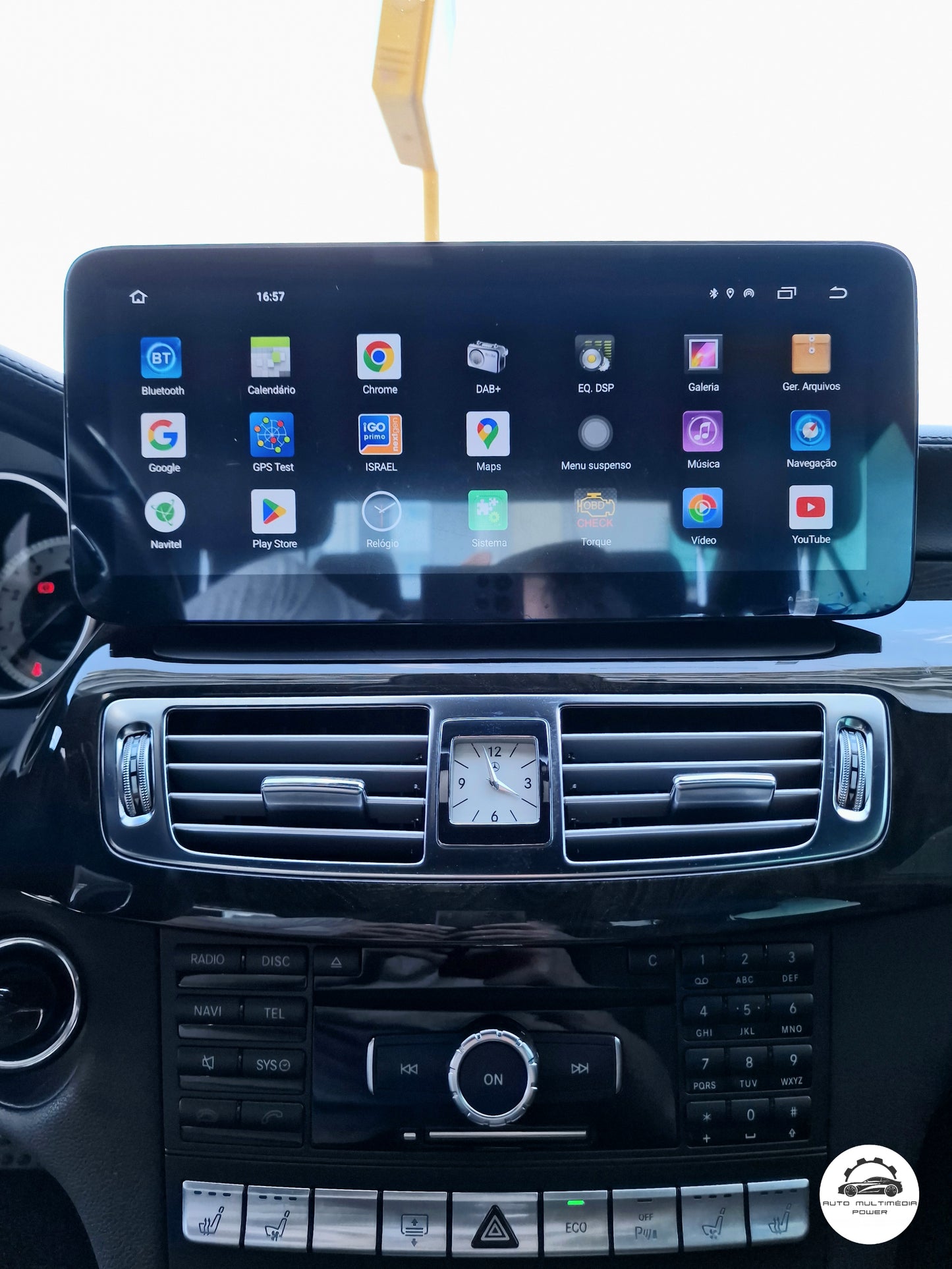 MERCEDES-BENZ - Classe CLS - Ecrã Touch Screen Android 14 - Apple CarPlay & Google Android Auto Wireless