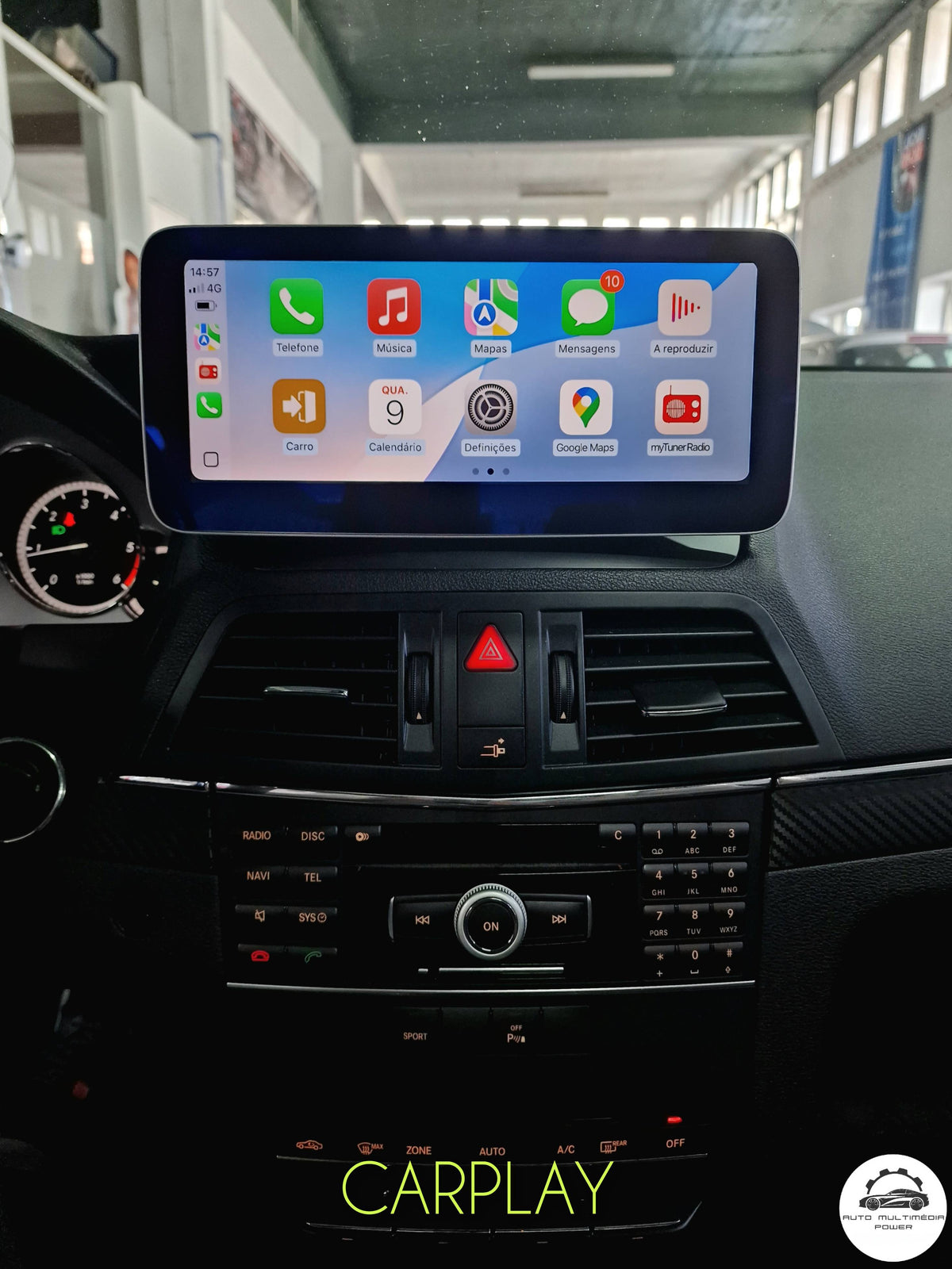 MERCEDES-BENZ - Classe E Coupé - Ecrã Touch Screen Android 15 - Apple CarPlay & Google Android Auto Wireless