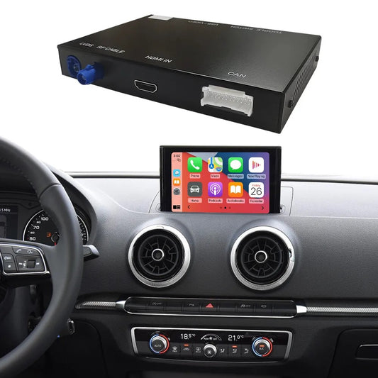 AUDI - Sistema MMI MIB 1 LOW (MSTD) & HIGH (MHIG) - Instalação Módulo Apple CarPlay & Google Android Auto Wireless