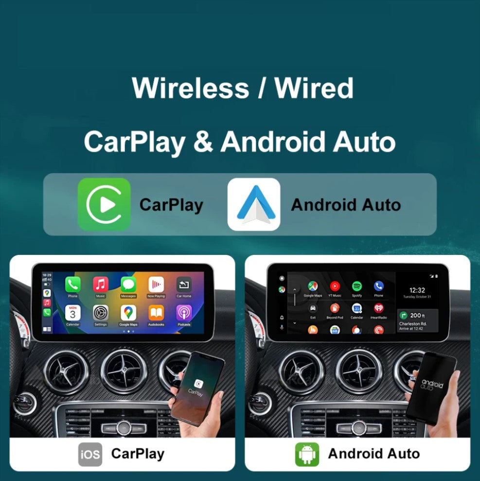 MERCEDES-BENZ - Classe G - Ecrã Touch Screen Android 15 - Apple CarPlay & Google Android Auto Wireless