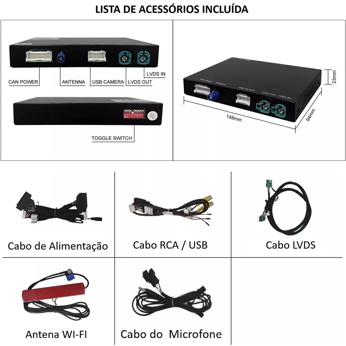 BMW - Sistema NBT ID4 - Instalação Box / Módulo Apple CarPlay & Google Android Auto Wireless