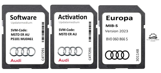 AUDI - Sistema MMI MIB-S MSTD - Cartão SD Atualização Software + Mapas GPS Nav v2024