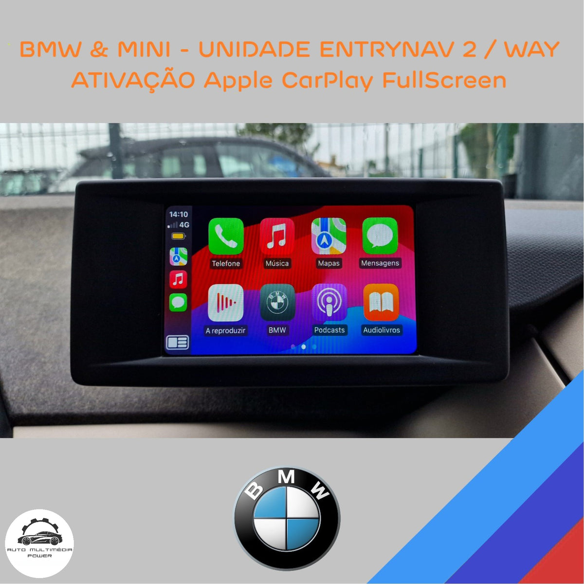 BMW - Sistema EntryNav 2 / WAY - Ativação Apple CarPlay Wireless