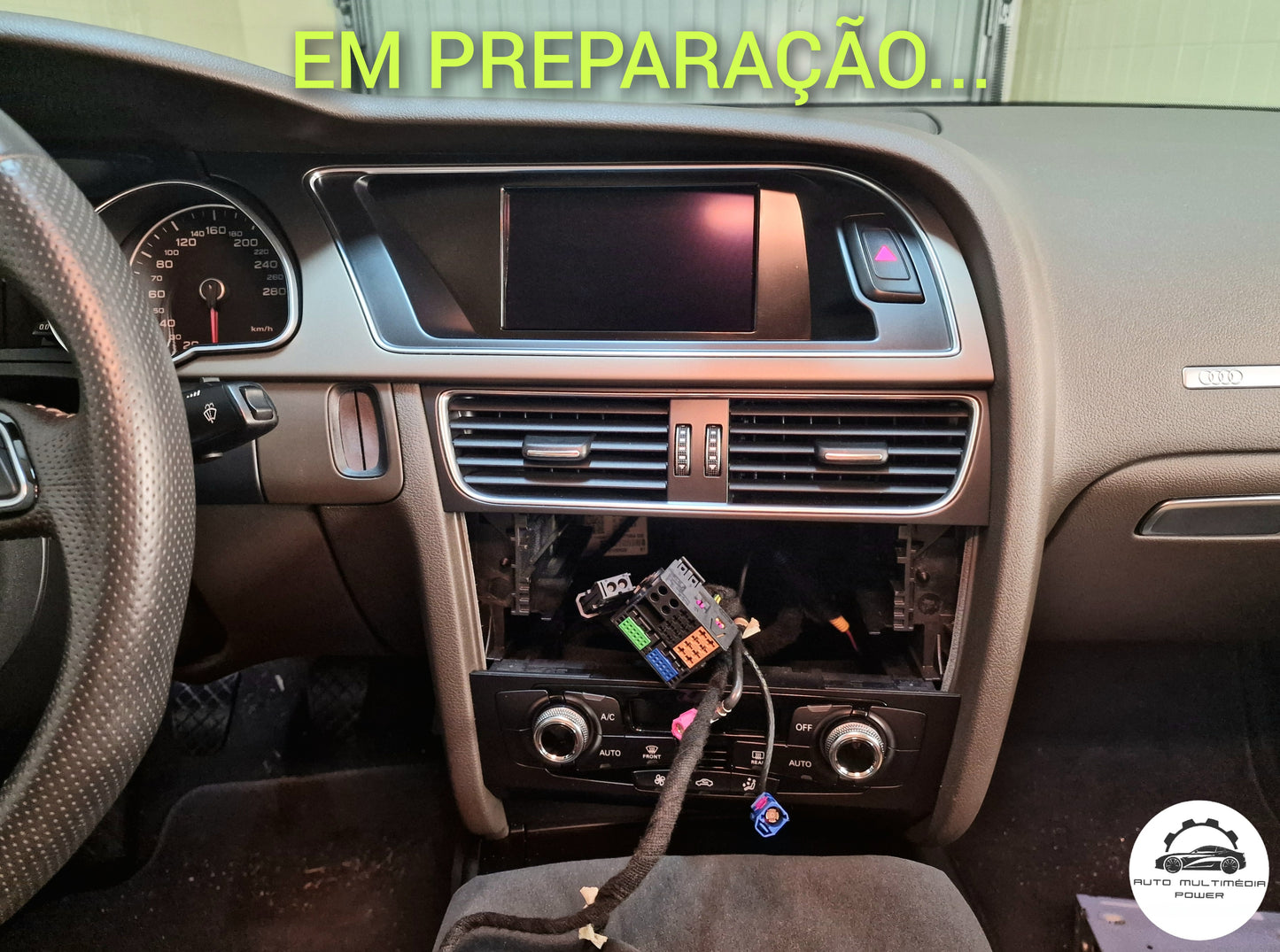 AUDI - A4 A5 Q5 Q7 - MMI 3G / Concert / Symphony - Ecrã Touch Screen Android 14 - CarPlay & Android Auto Wireless