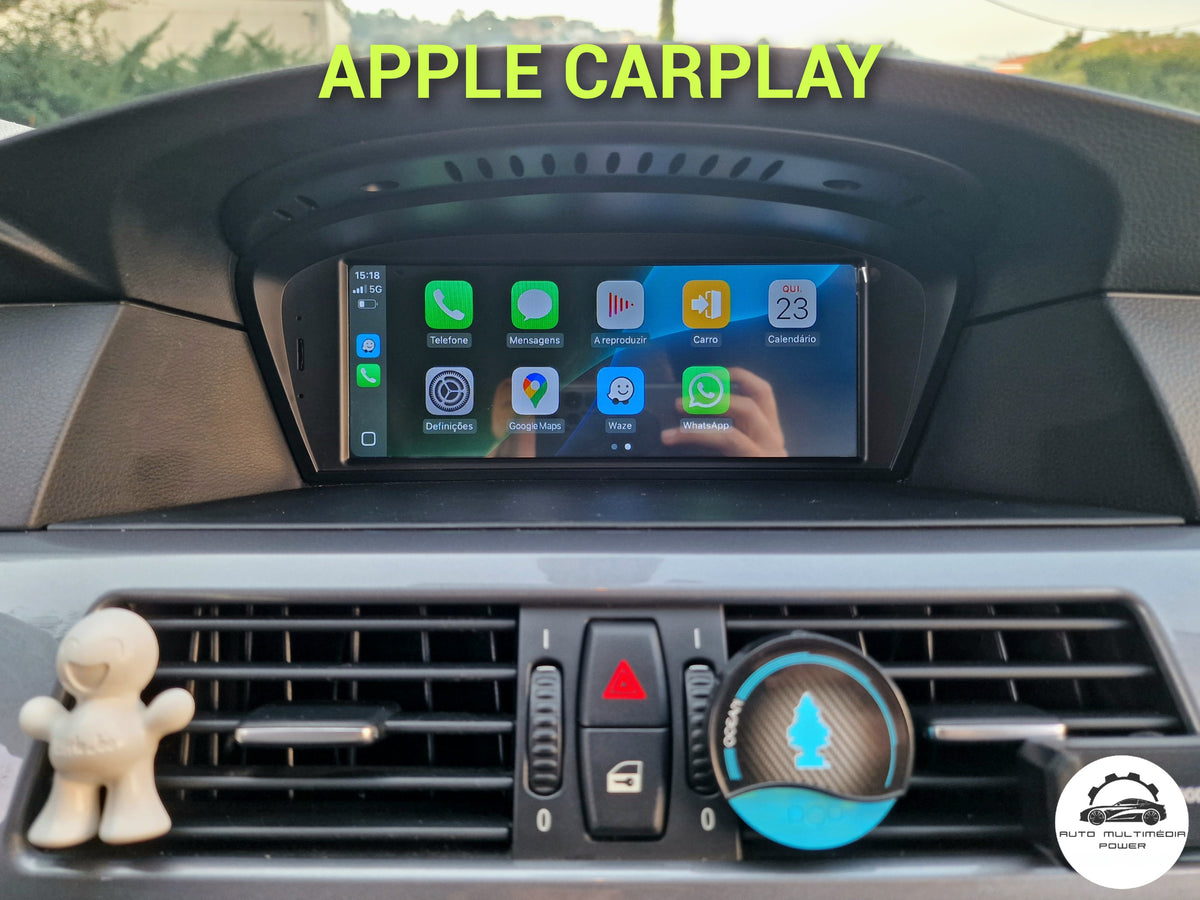 BMW - Série 5 - CIC NBT EVO - Ecrã Touch Screen Android 15 - Apple CarPlay & Google Android Auto Wireless