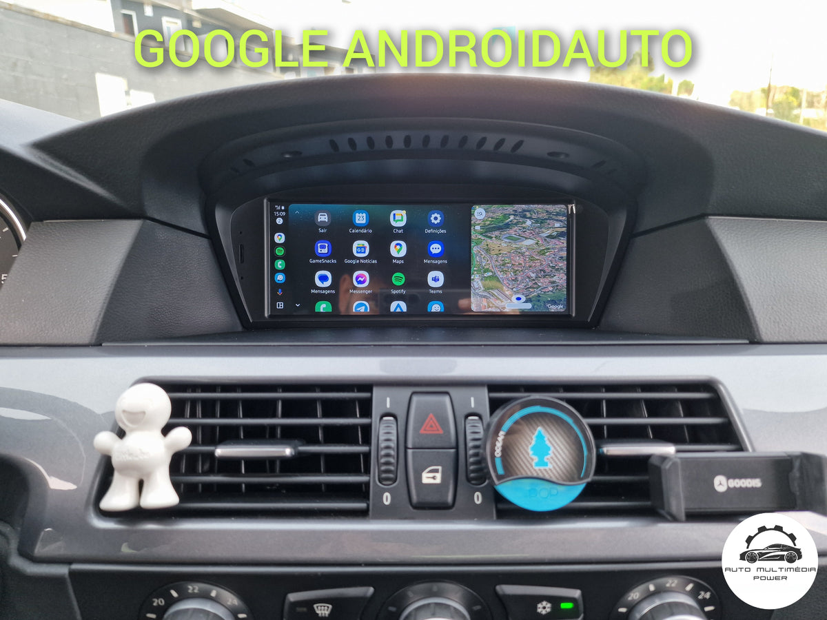 BMW - Série 5 - CIC NBT EVO - Ecrã Touch Screen Android 15 - Apple CarPlay & Google Android Auto Wireless