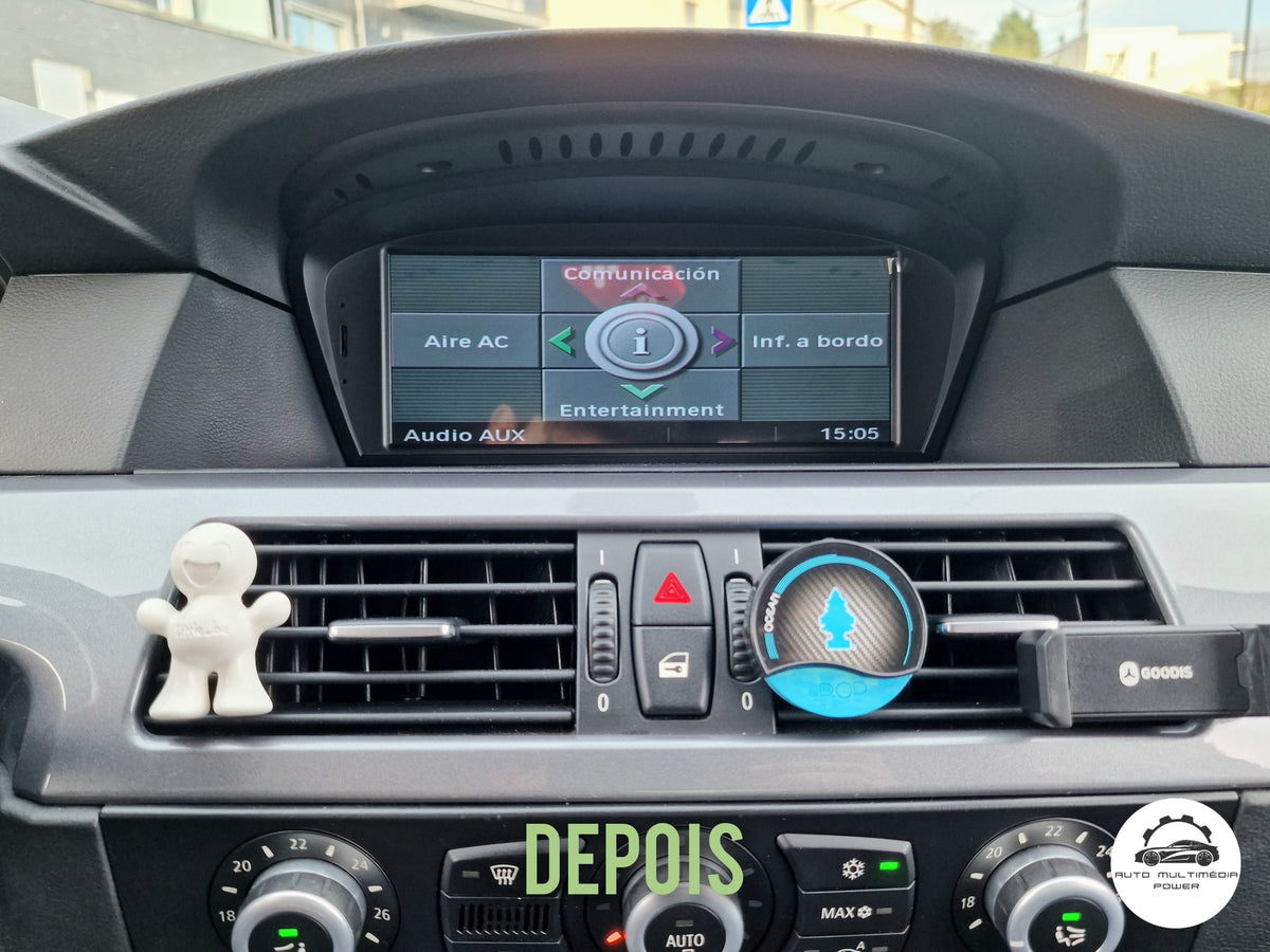 BMW - Série 5 - CIC NBT EVO - Ecrã Touch Screen Android 15 - Apple CarPlay & Google Android Auto Wireless