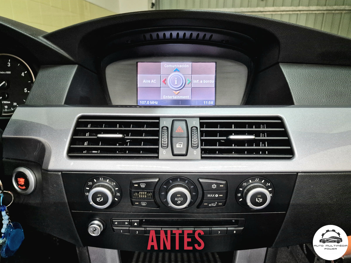 BMW - Série 5 - CIC NBT EVO - Ecrã Touch Screen Android 15 - Apple CarPlay & Google Android Auto Wireless