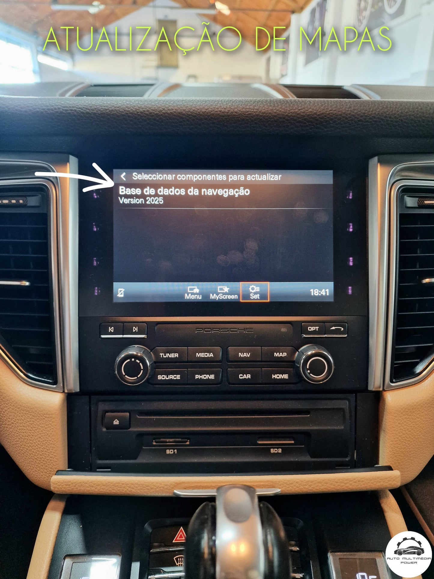 PORSCHE - Sistema MIB 2 MHI2 PCM 4 / 4.1 - Atualização Software + Mapas GPS Nav v2025