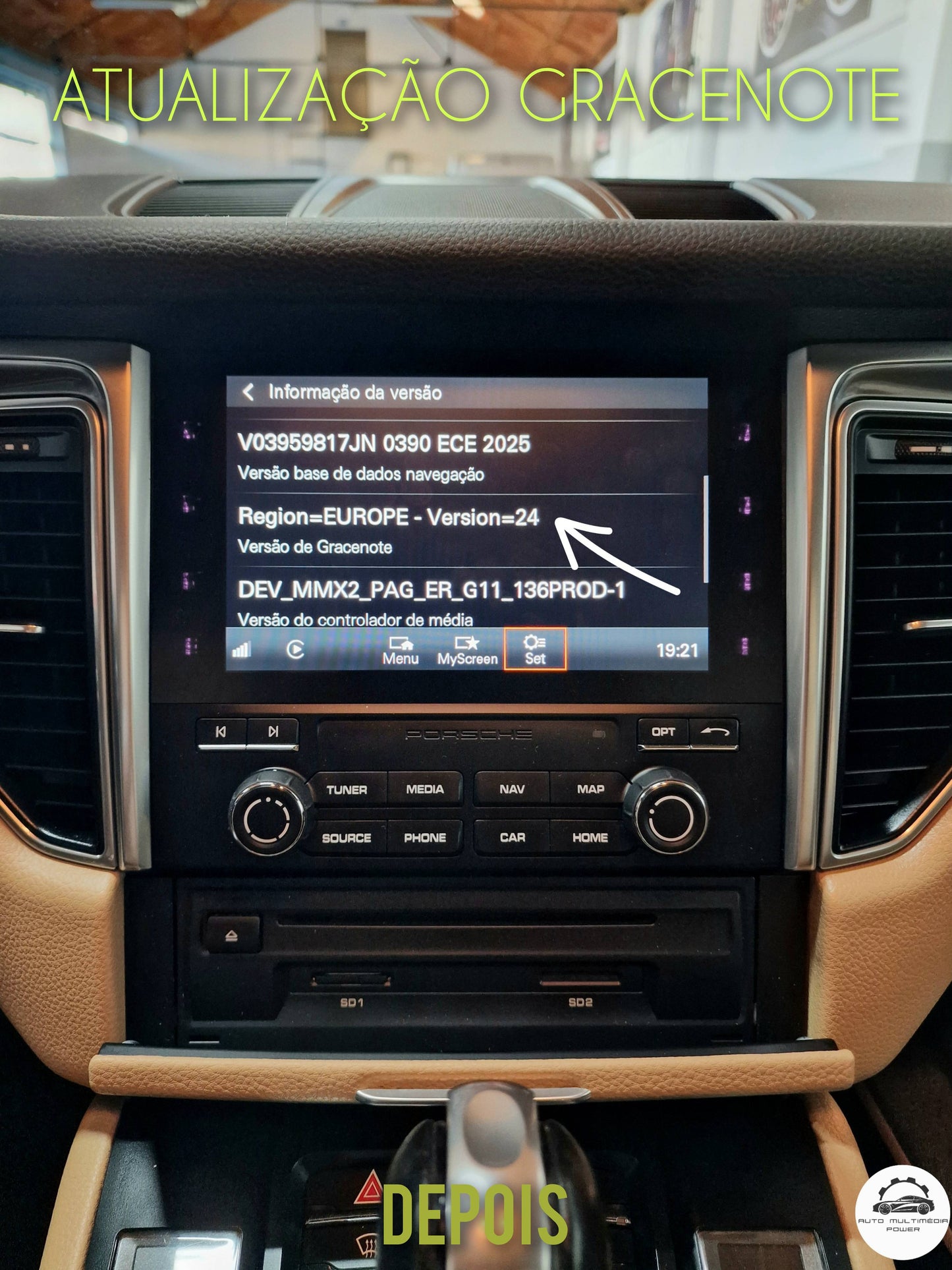 PORSCHE - Sistema MIB 2 MHI2 PCM 4 / 4.1 - Atualização Software + Mapas GPS Nav v2025