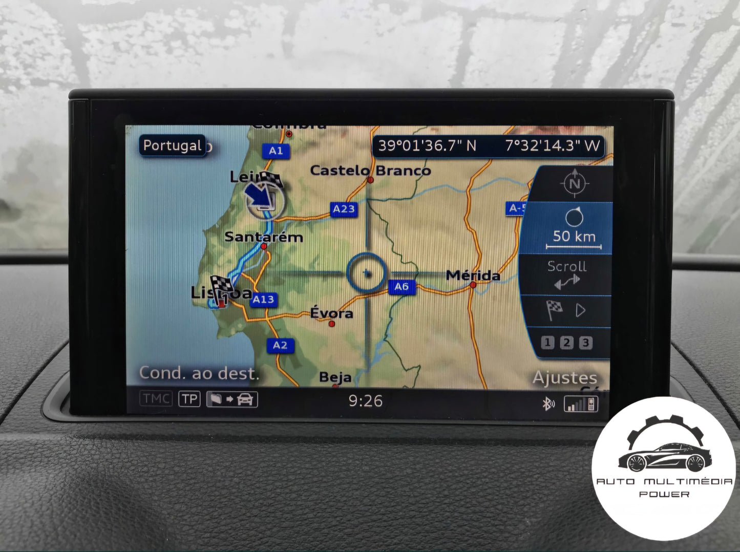 AUDI - Sistema MMI MIB1 High MHIG - Cartão SD Atualização Software + Mapas GPS Nav v2026