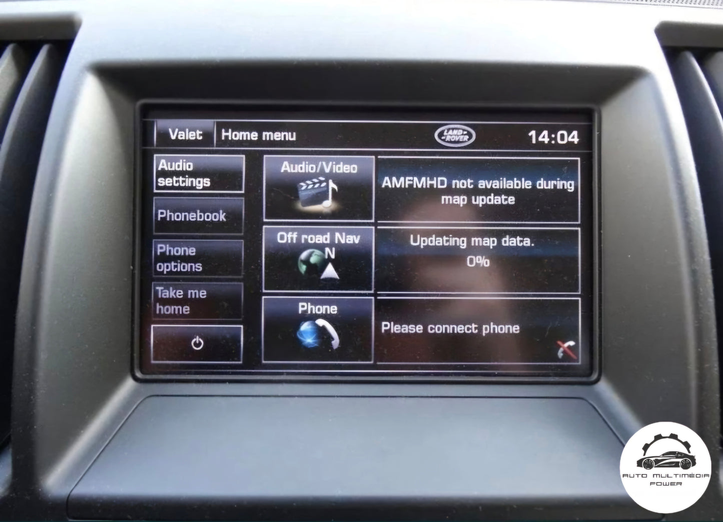 LAND ROVER / RANGE ROVER - Sistema Gen 2.1 InControl Touch Plus - Pen USB Atualização Mapas GPS 2020