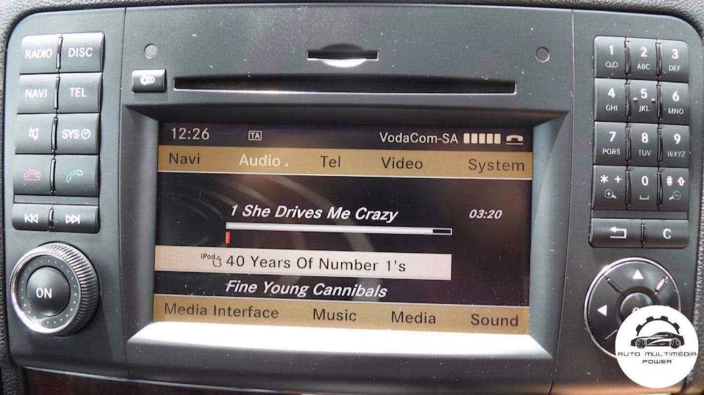 MERCEDES-BENZ - Sistema NTG 2.5 COMAND - DVD Atualização Mapas GPS NAV Europa v16 2019