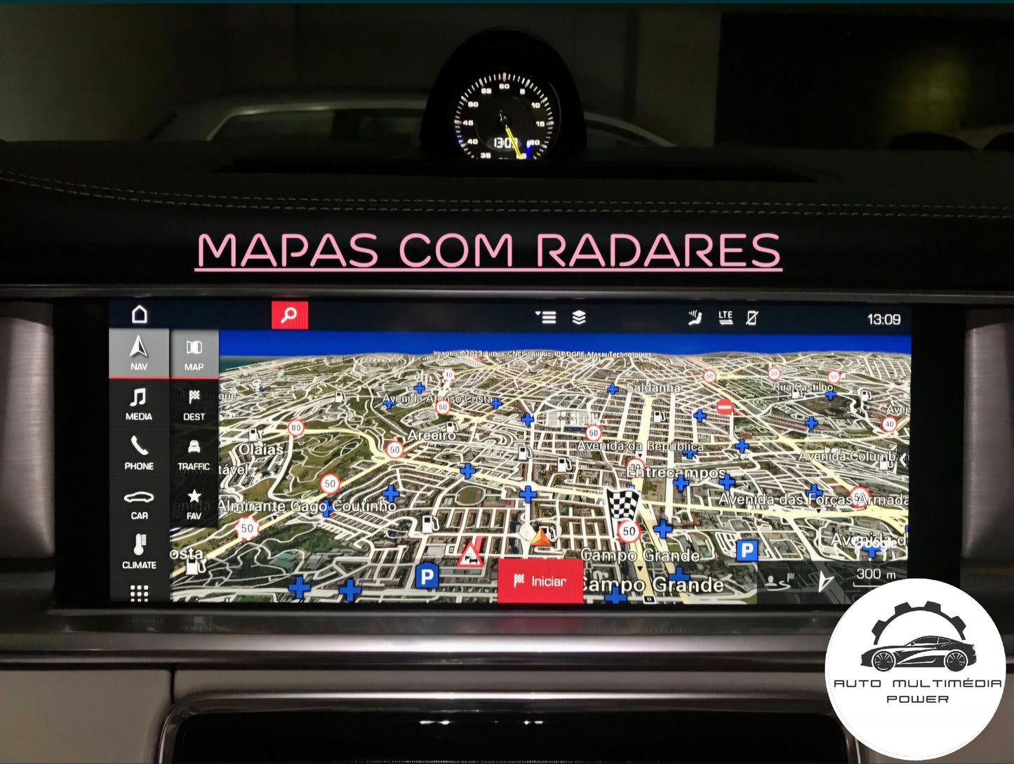 PORSCHE - Sistema MIB 2 MHI2 PCM 4 / 4.1 - Atualização Software + Mapas GPS Nav v2027