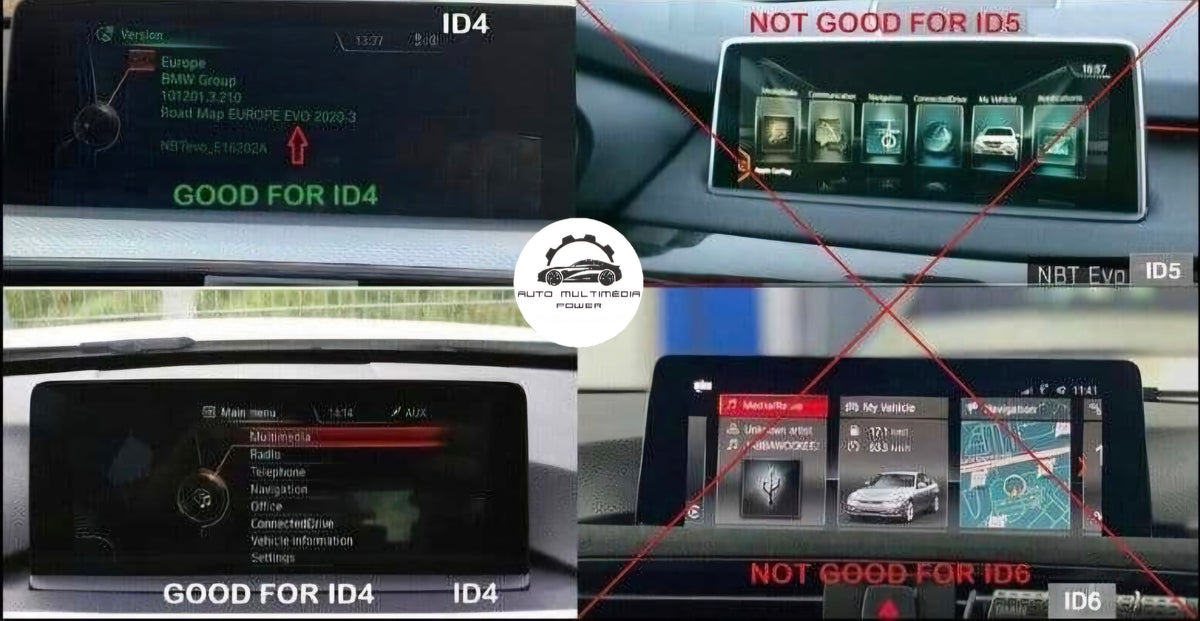 BMW / MINI - Sistema NBT EVO ID4 - Atualização Mapas GPS Nav + FSC Code v2026-1