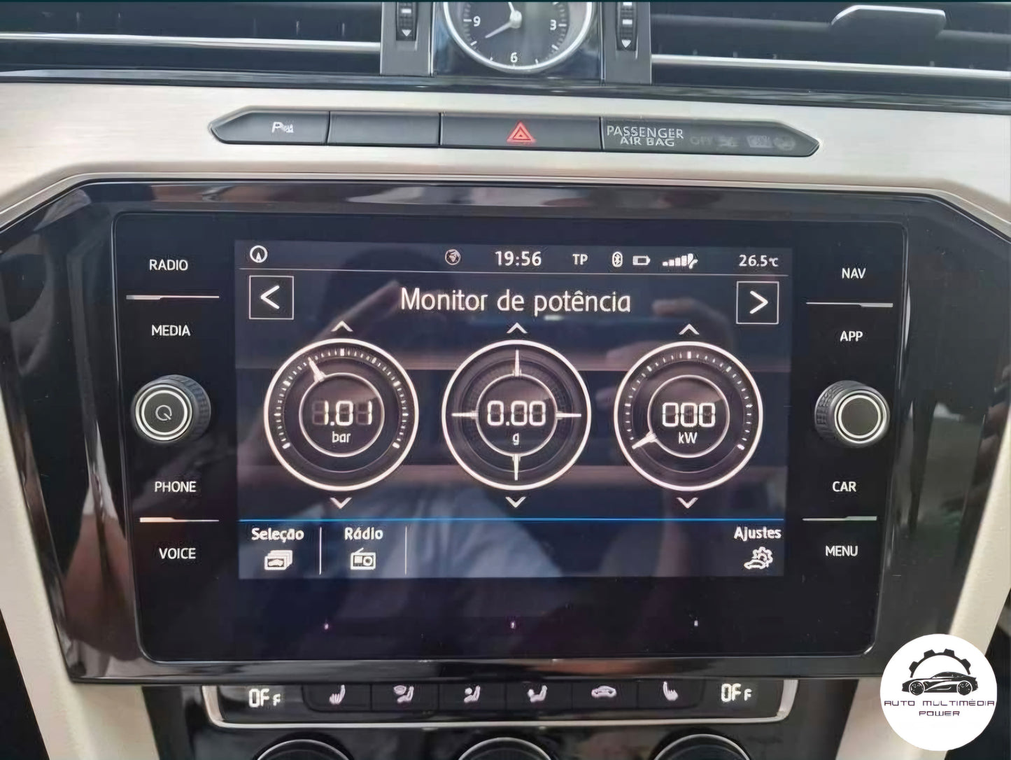 VOLKSWAGEN VW - Sistema Discover Media Gen 2 - Ativação App-Connect CarPlay & Android Auto + Retrofit Porta USB