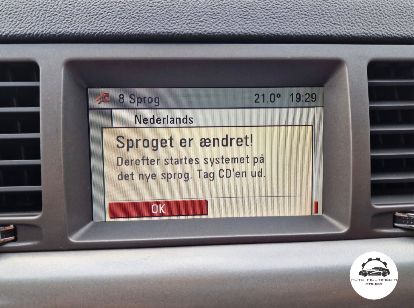 OPEL - Sistema CD 70 & DVD 90 Navi - CD Atualização Língua / Idioma GPS Português