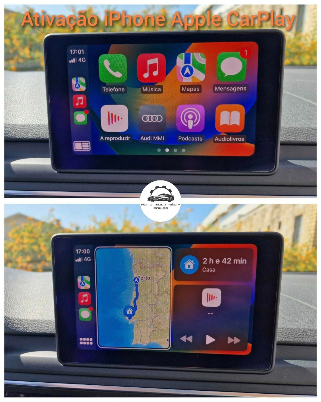 AUDI - Sistema MIB 2 (MHI2) - Ativação ORIGINAL Audi SmartPhone - Android Auto & CarPlay & Mirror Link