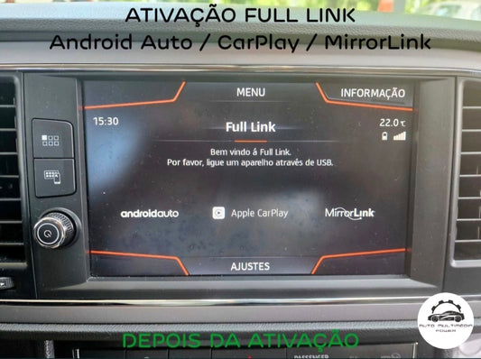 SEAT - Sistema MIB 2 MST2 - Ativação Full-Link Apple CarPlay & Google Android Auto