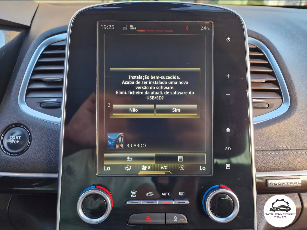 RENAULT - Sistema R-LINK 2 - Ativação Apple CarPlay & Google Android Auto & VIM