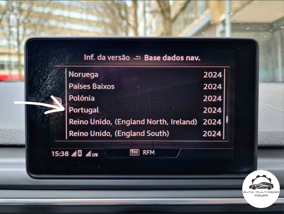 AUDI - Sistema MMI MIB-HS (MIB 2 Low) - Cartão SD Atualização Software + Mapas GPS Nav 2026