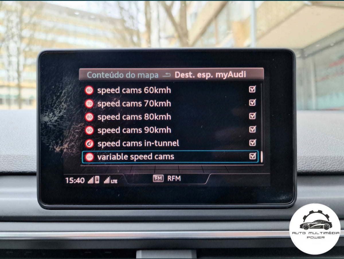 AUDI - Sistema MMI MIB-HS (MIB 2 Low) - Cartão SD Atualização Software + Mapas GPS Nav 2026