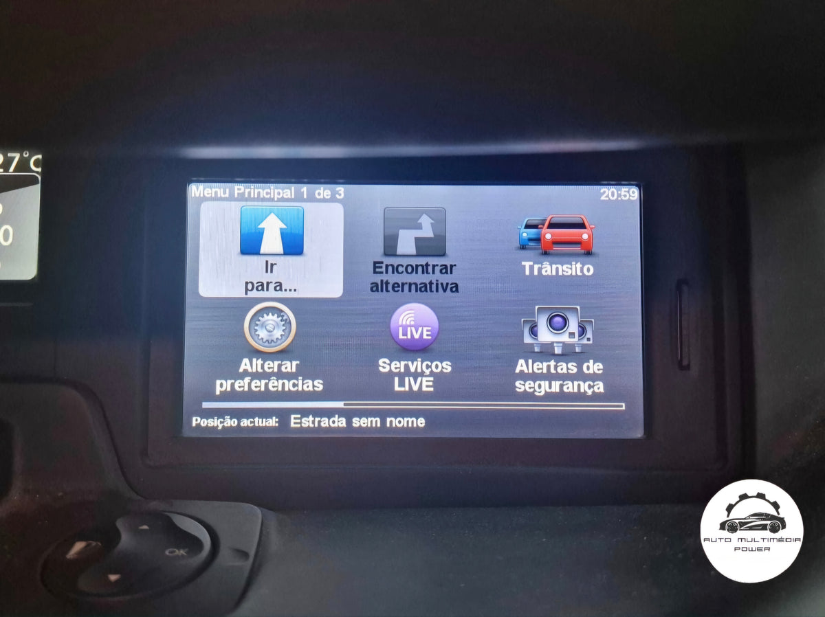 RENAULT - Sistema TomTom LIVE Carminat - Cartão SD Atualização Mapas GPS + Radares v 11.45 2026