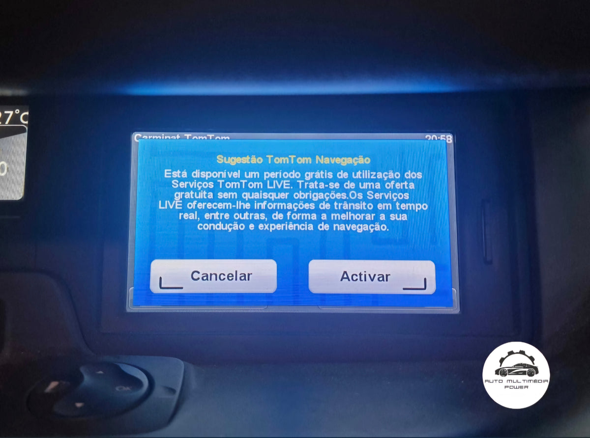 RENAULT - Sistema TomTom LIVE Carminat - Cartão SD Atualização Mapas GPS + Radares v 11.45 2026