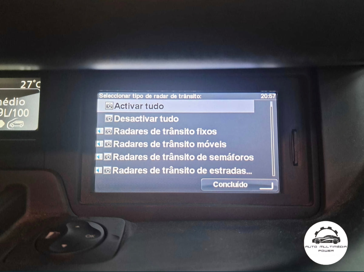 RENAULT - Sistema TomTom LIVE Carminat - Cartão SD Atualização Mapas GPS + Radares v 11.45 2026