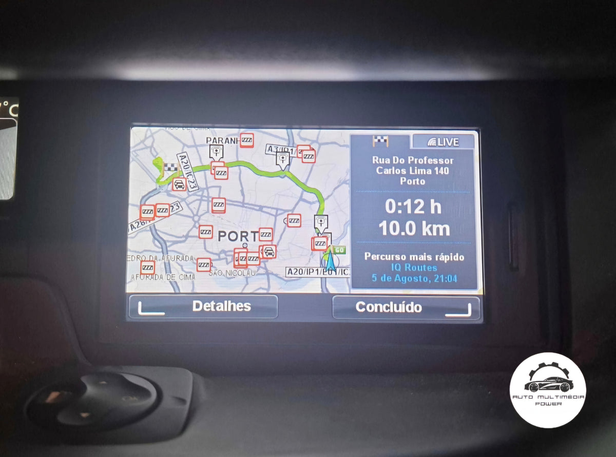 RENAULT - Sistema TomTom LIVE Carminat - Cartão SD Atualização Mapas GPS + Radares v 11.45 2026