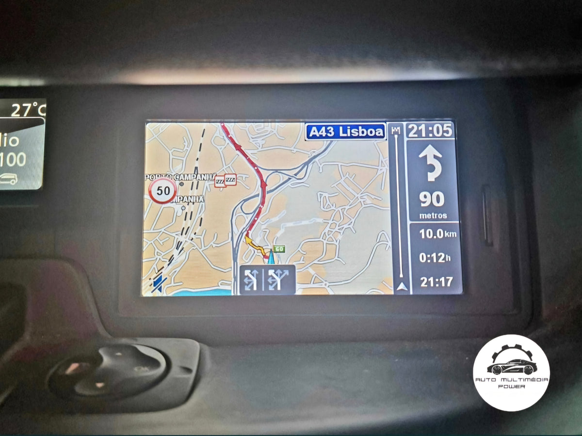 RENAULT - Sistema TomTom LIVE Carminat - Cartão SD Atualização Mapas GPS + Radares v 11.45 2026
