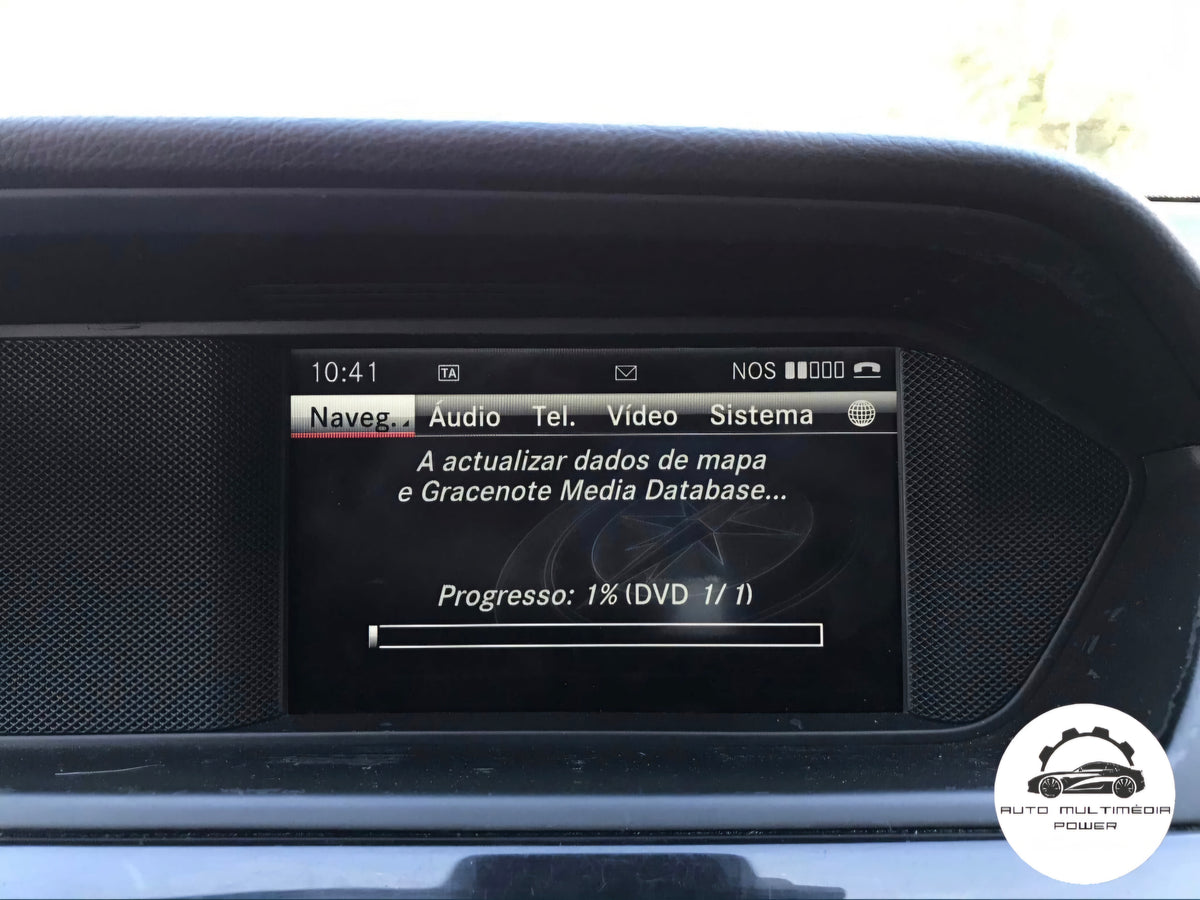 MERCEDES-BENZ - Sistema NTG 4.5 / 4.7 - Atualização Mapas GPS Nav v24 2024