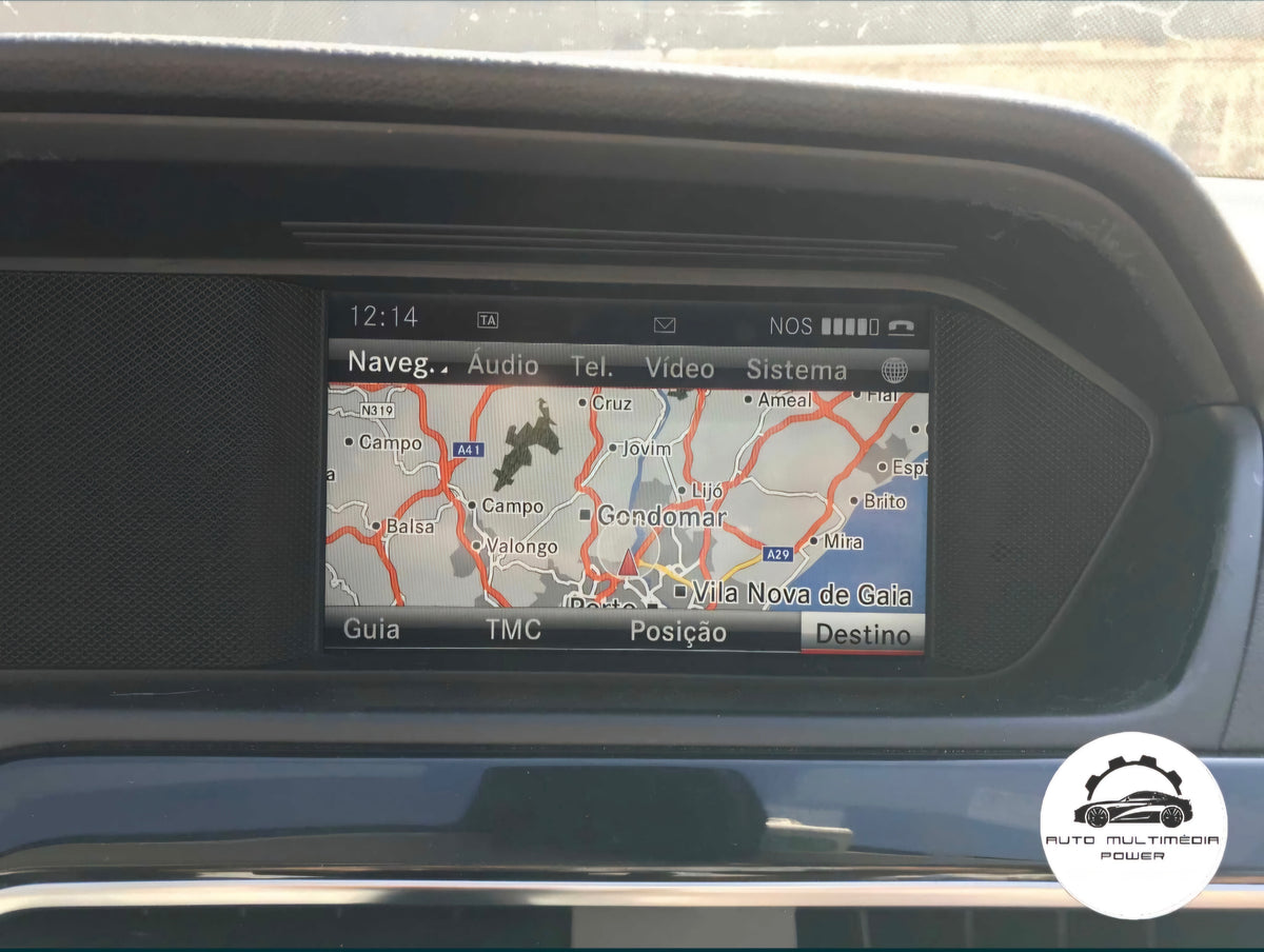 MERCEDES-BENZ - Sistema NTG 4.5 / 4.7 - Atualização Mapas GPS Nav v24 2024