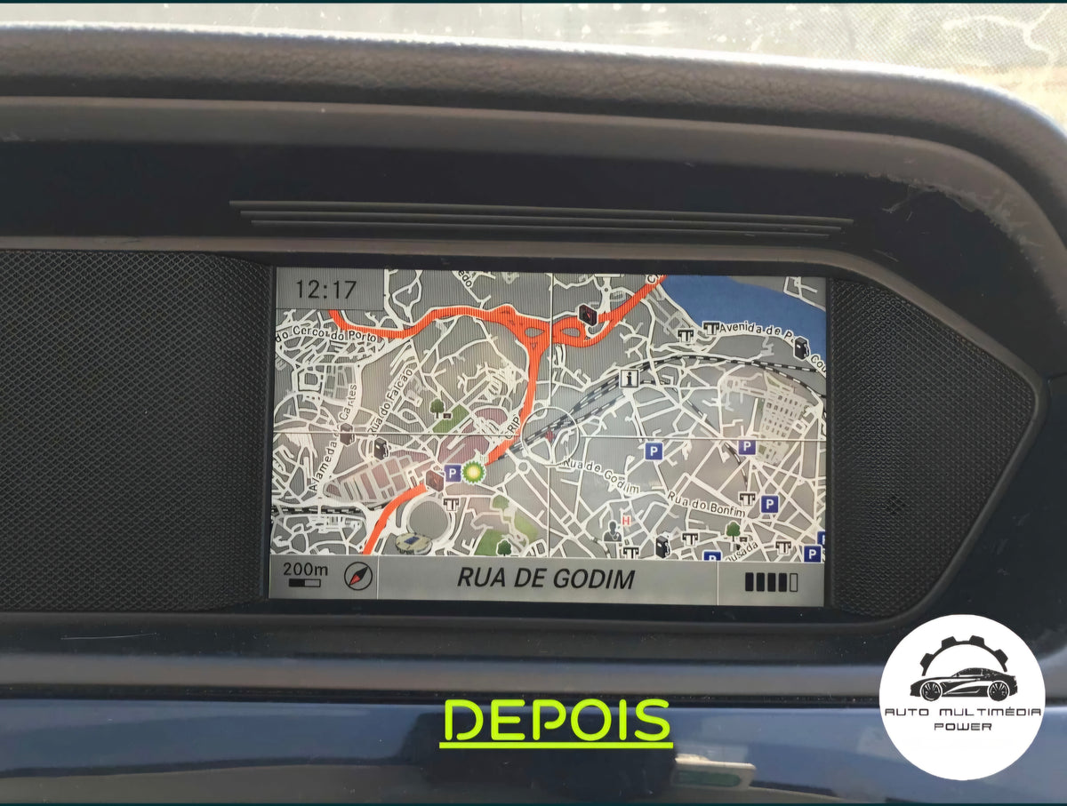 MERCEDES-BENZ - Sistema NTG 4.5 / 4.7 - Atualização Mapas GPS Nav v24 2024