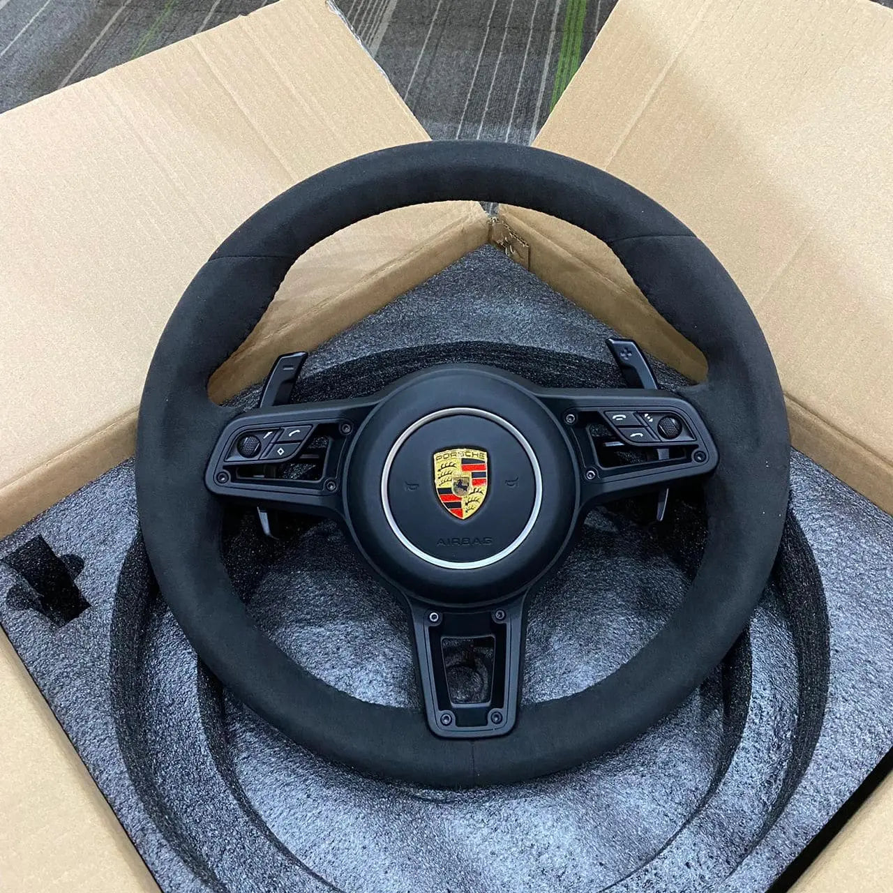 PORSCHE - Instalação Volante OEM