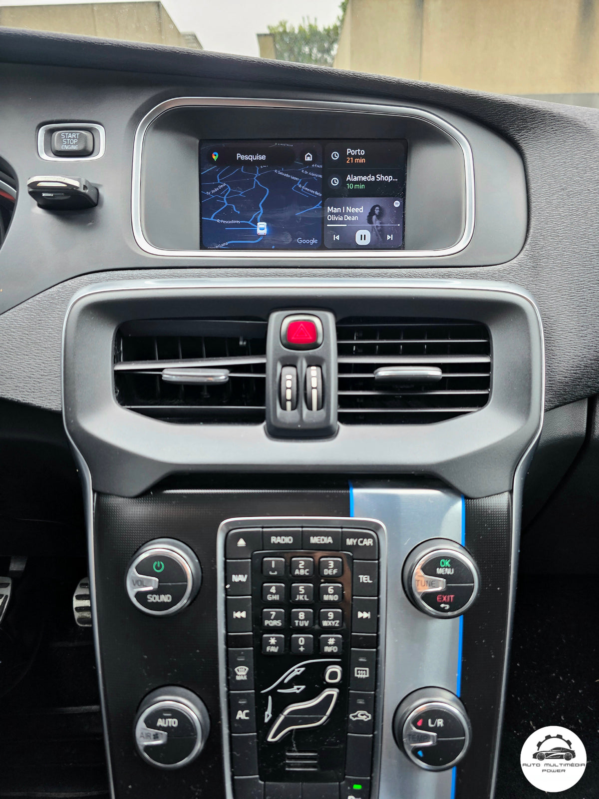 VOLVO - Sistema RTI Sensus Touch IAM 2.1 - Função Apple CarPlay & Google Android Auto Wireless