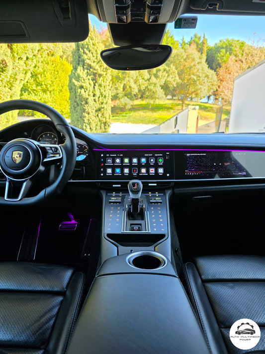 PORSCHE - PANAMERA 970 - PCM 3.1 - Ecrã Touch Screen Duplo Android - Apple CarPlay & Google Android Auto Wireless