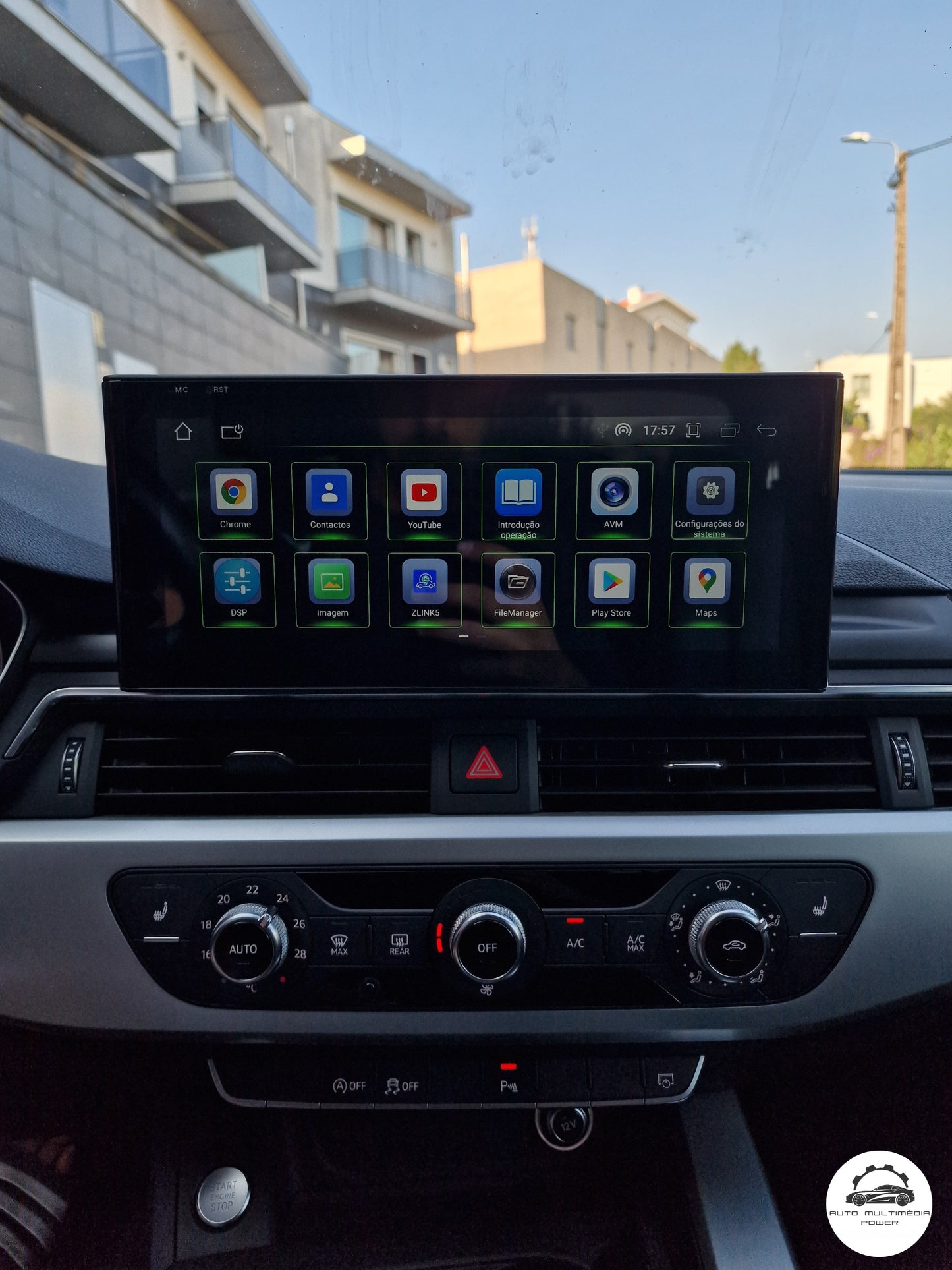 AUDI - A4 / A5 - MMI MIB 2 LOW (MHS2) & HIGH (MHI2) - Ecrã Touch Screen Android 14 - Apple CarPlay & Google Android Auto Wireless