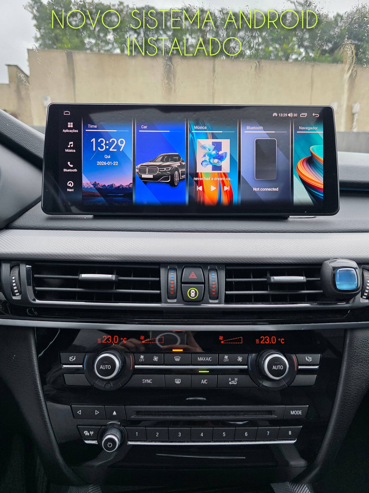 BMW - X5 / X6 - CCC CIC NBT - Ecrã Touch Screen Android 15 - Apple CarPlay & Google Android Auto Wireless