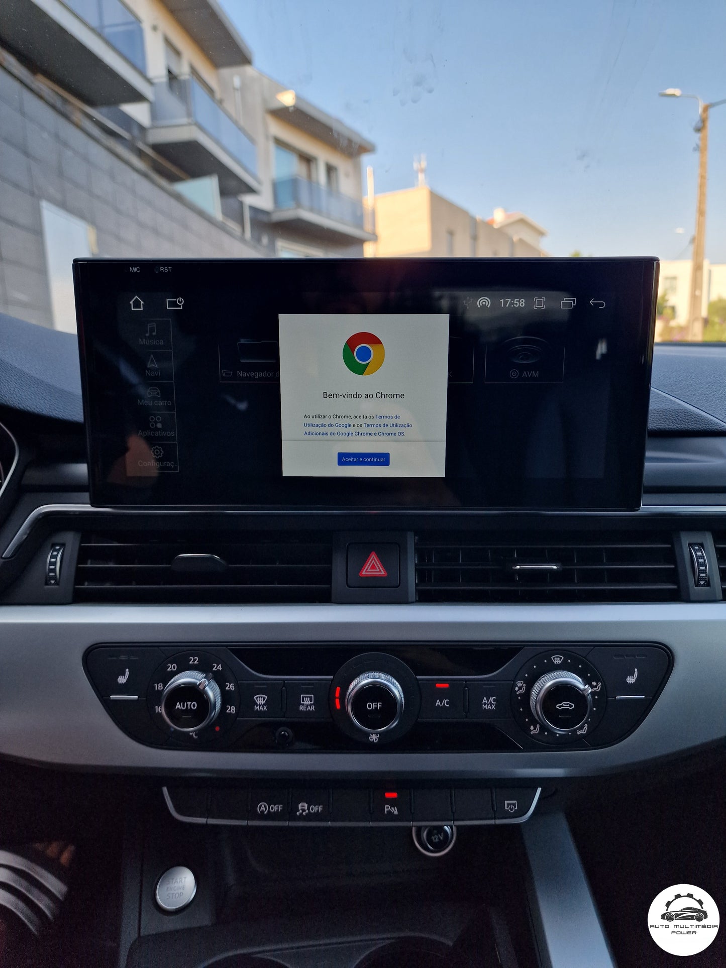 AUDI - A4 / A5 - MMI MIB 2 LOW (MHS2) & HIGH (MHI2) - Ecrã Touch Screen Android 14 - Apple CarPlay & Google Android Auto Wireless