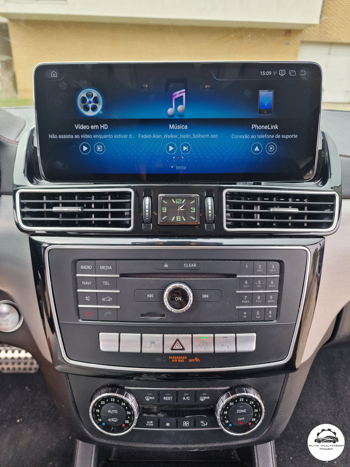 MERCEDES-BENZ - Classe GLE / GLS - Ecrã Touch Screen Android 15 - Apple CarPlay & Google Android Auto Wireless