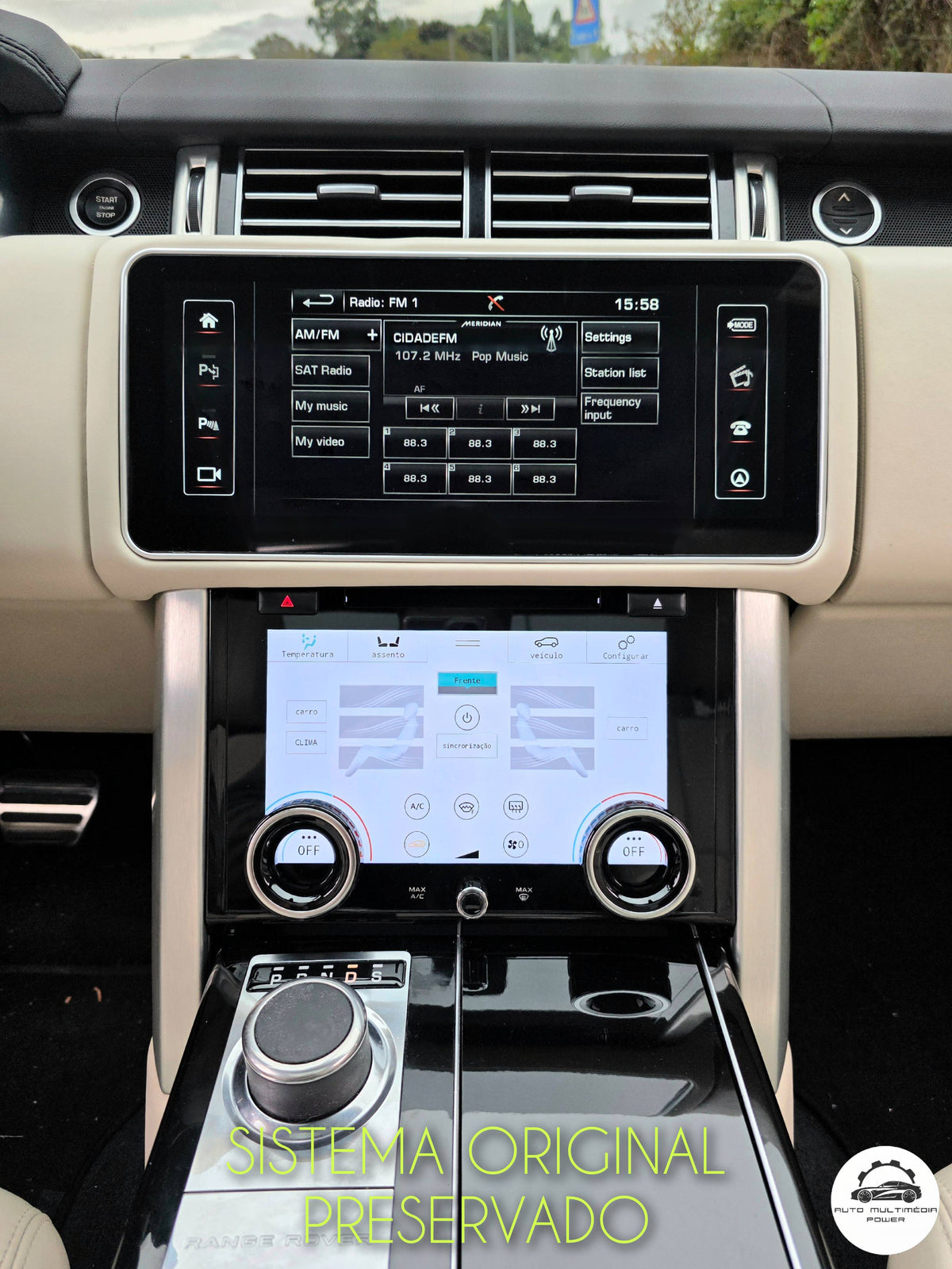 RANGE ROVER - VOGUE - Sistema BOSCH / HARMAN - Ecrã Touch Screen Android 15 - Apple CarPlay & Google Android Auto Wireless