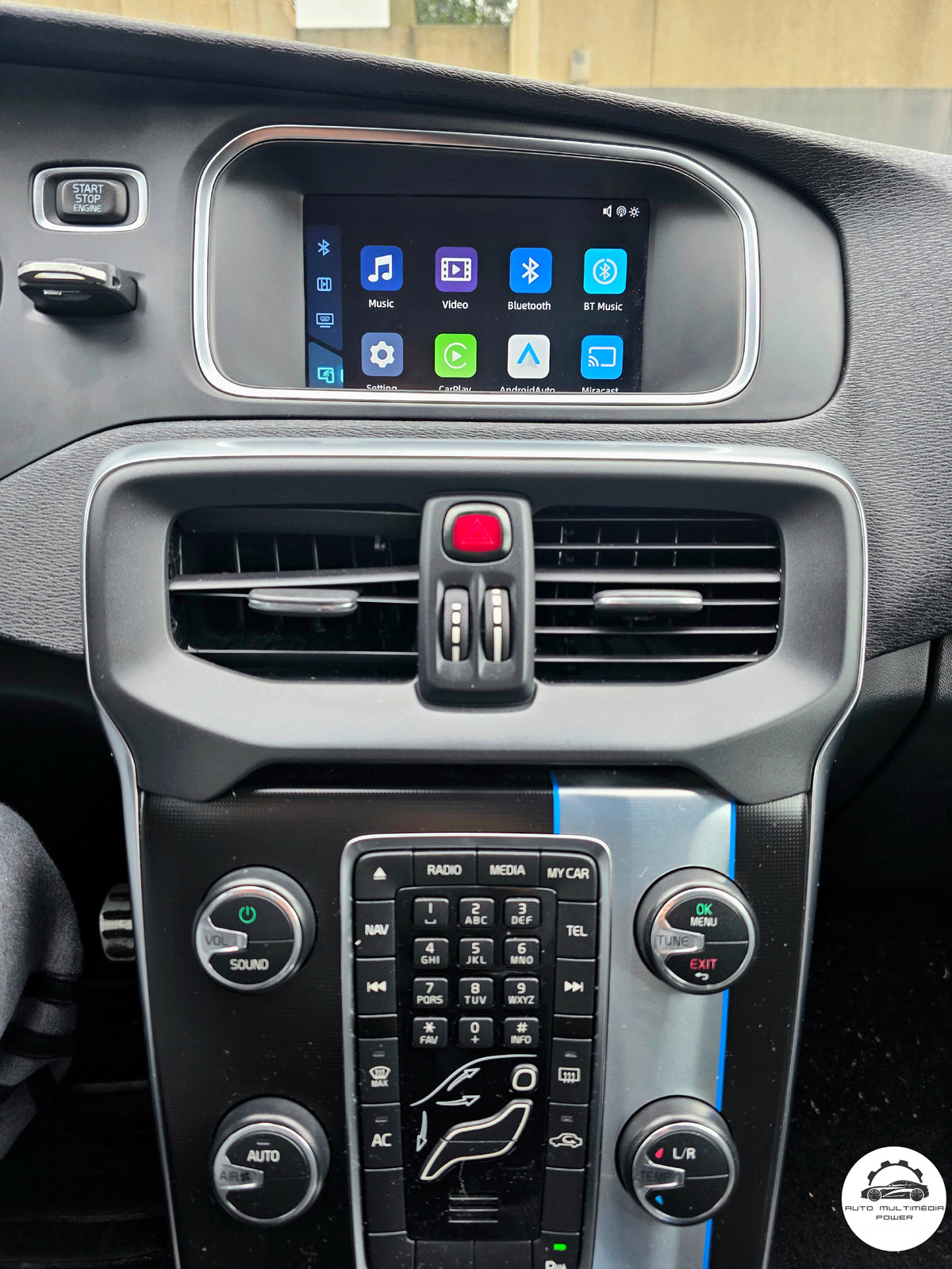 VOLVO - Sistema RTI Sensus Touch IAM 2.1 - Função Apple CarPlay & Google Android Auto Wireless
