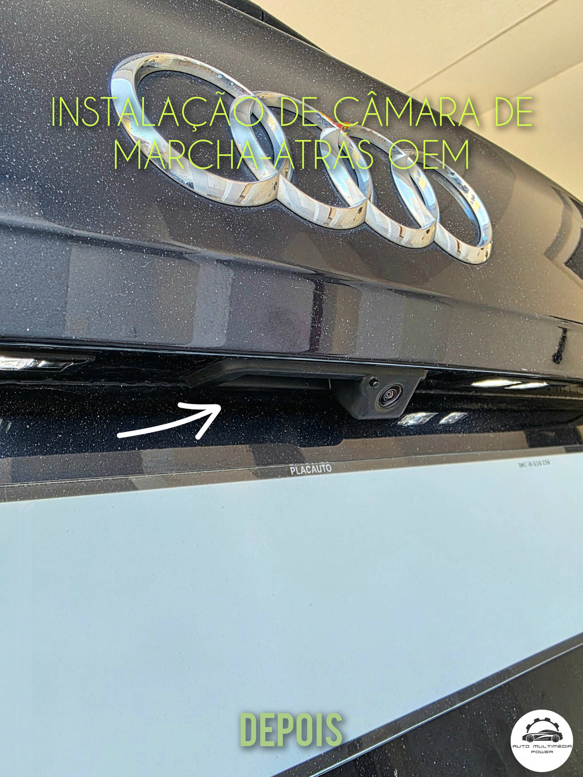 AUDI - Instalação Kit Câmara de Marcha-Atrás OEM / Genuína versão High Line