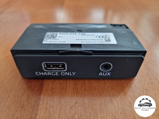 AUDI - Porta USB 8W0.035.726 Carregamento / Charge Only - A4 S4 A5 S5