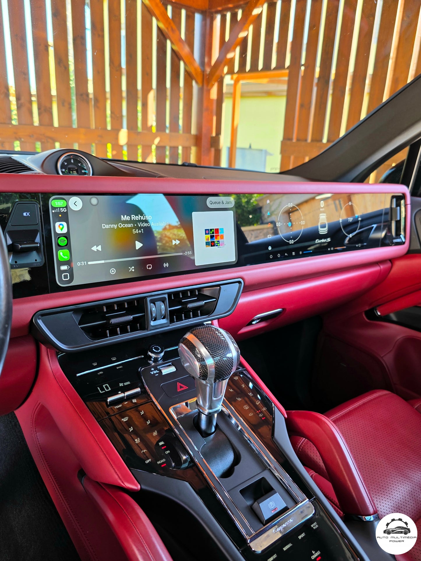 PORSCHE - CAYENNE - PCM 3.0 / 3.1 / 4.0 - Ecrã Touch Screen Duplo Android 14 - Apple CarPlay & Google Android Auto Wireless