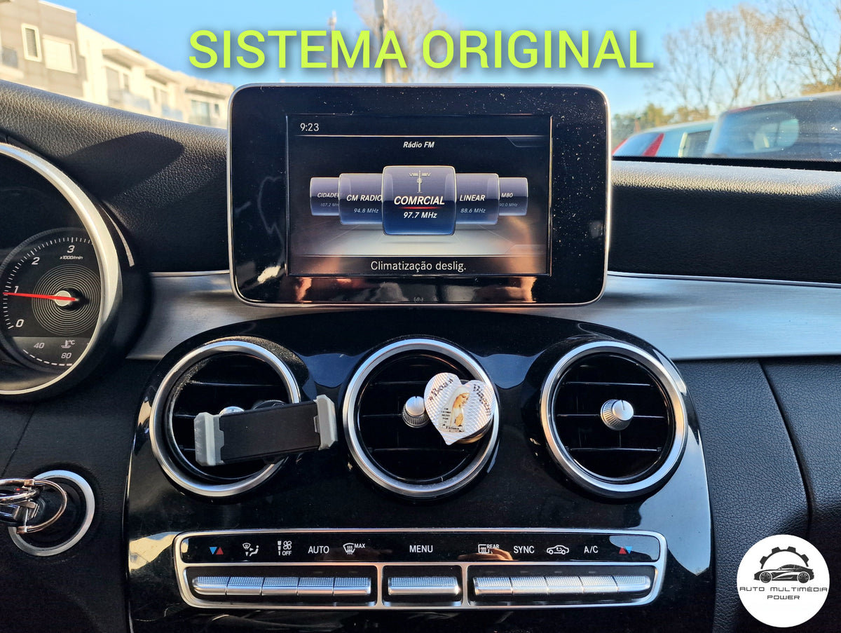 MERCEDES-BENZ - Classe C / GLC / V - Ecrã Touch Screen Android 15 - Apple CarPlay & Google Android Auto Wireless