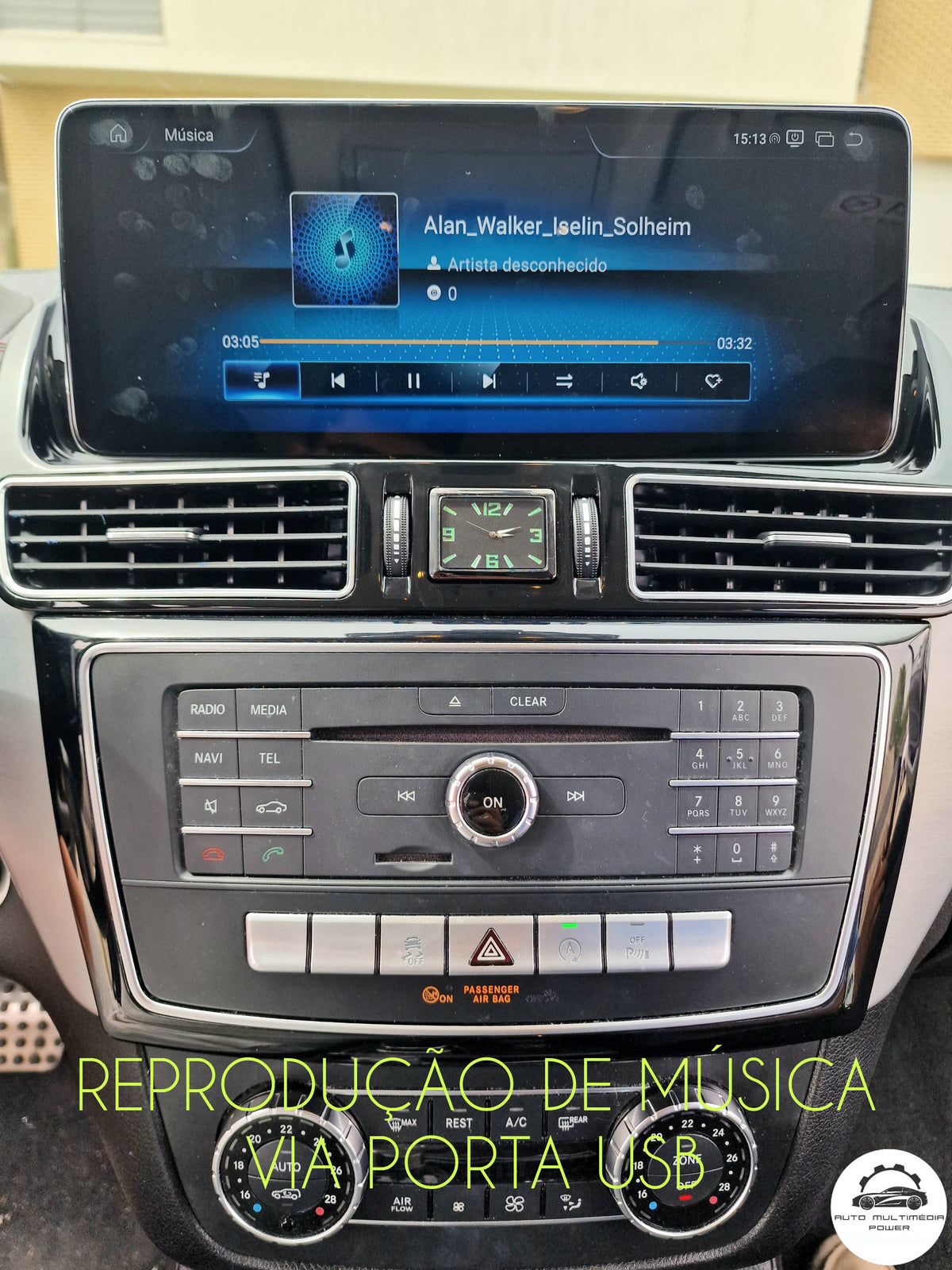 MERCEDES-BENZ - Classe GLE / GLS - Ecrã Touch Screen Android 15 - Apple CarPlay & Google Android Auto Wireless