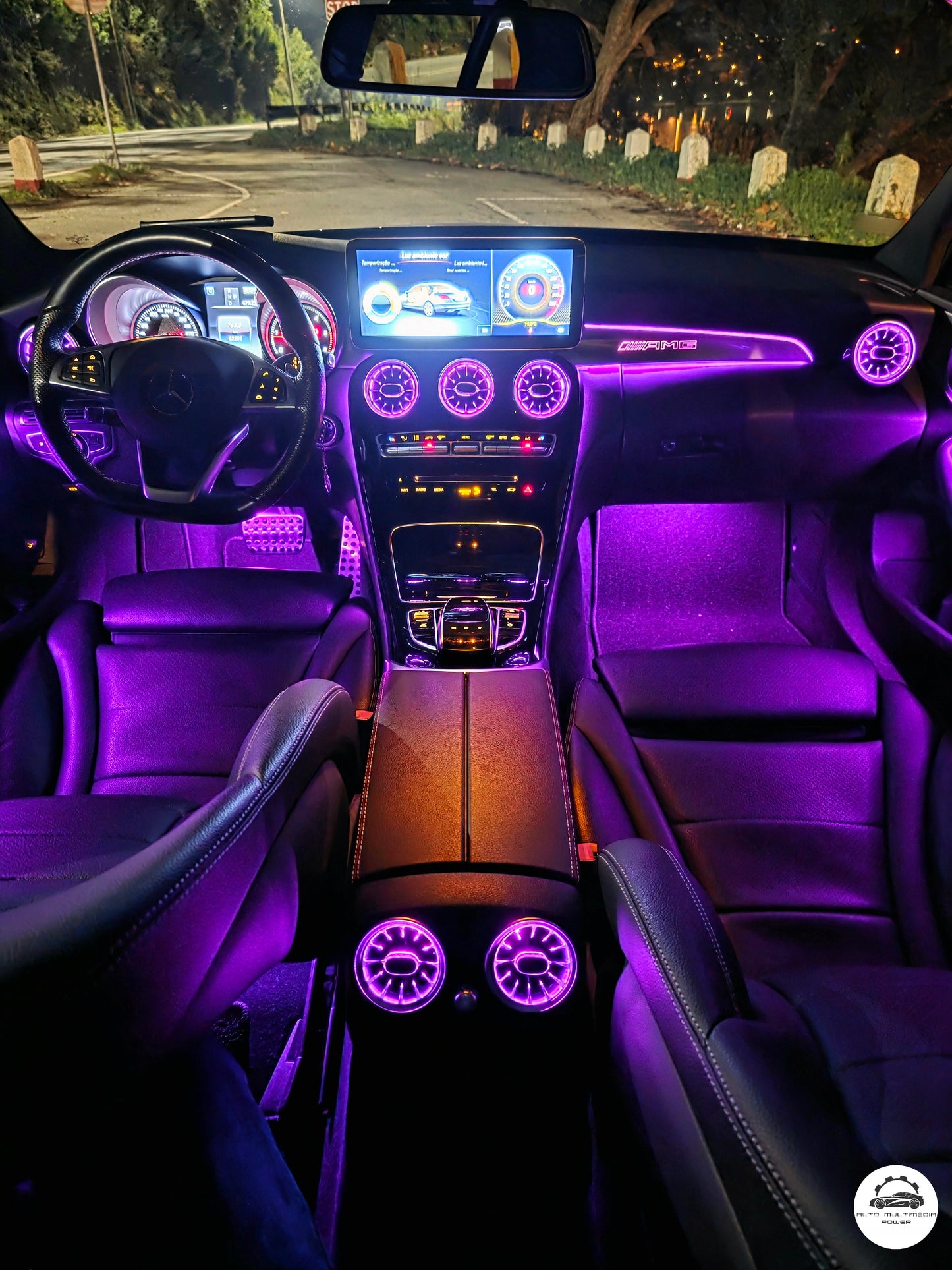 MERCEDES-BENZ - CLASSE C W205 - Iluminação Ambiente / Ambient Lighting